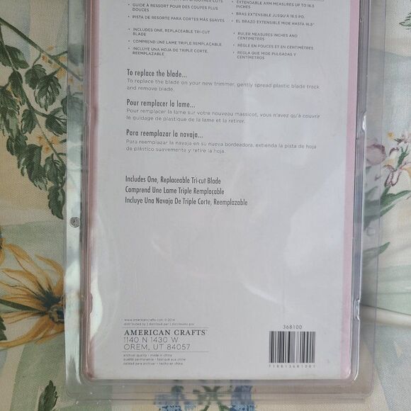 American Crafts 12-Inch Portable Combo Trimmer for Paper Crafts Scrapbooking NWT - Picture 11 of 16